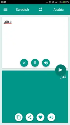 Arabic-Swedish Translator android App screenshot 0